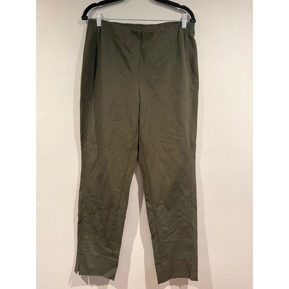 J.Jill Ponte Slim-Leg Pants – Boxwood Green – Women’s Size M – NWT - Picture 1 of 4